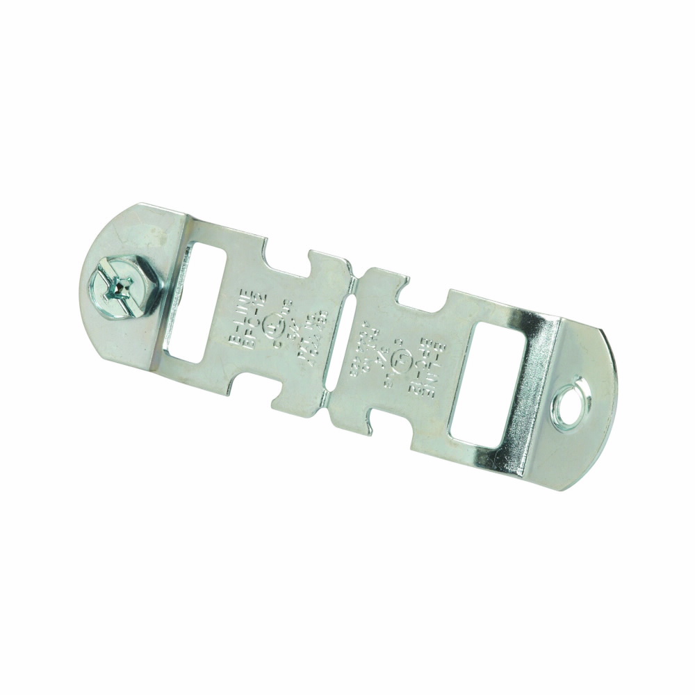EATON B-LINE SERIES B-Line BPC-24 2-Piece Break Apart Conduit Clamp, 1-1/2 in Conduit, 200 lb Load, Low Carbon Steel