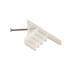 EATON B-LINE SERIES B-Line BRC1 Wood Stud Cable Fastener, Steel, White, For Use With #12 Wire to 1/4 in Plain/Threaded Rod