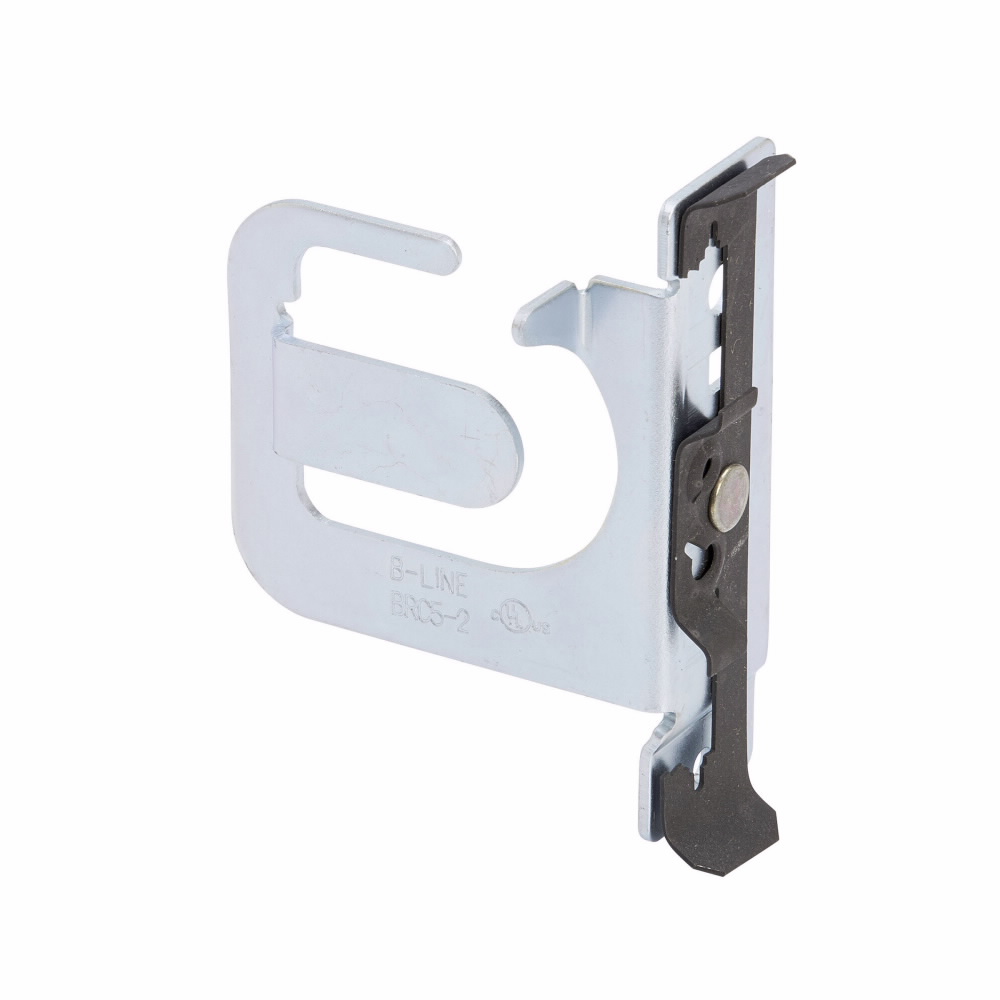 B-Line BRC52-W2 Multi-Run Cable Carrier, 0.43 to 0.56 in Cable, 9 Runs, For Use With MC/AC Cable and Wire/Rod Fastener, 50 lb Load, Steel