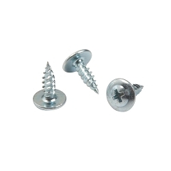 EATON B-LINE SERIES B-Line BWHS-9 Self-Drilling Mounting Screw, #8, 9/16 in OAL, Pan Head, Phillips® Drive, Steel