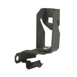 EATON B-LINE SERIES B-Line BX4-F13 Flexible 360 deg Cable to Z Purlin Flange Hanger, 3/8 in, 3/32 in Rod, Cold Rolled High Carbon Steel