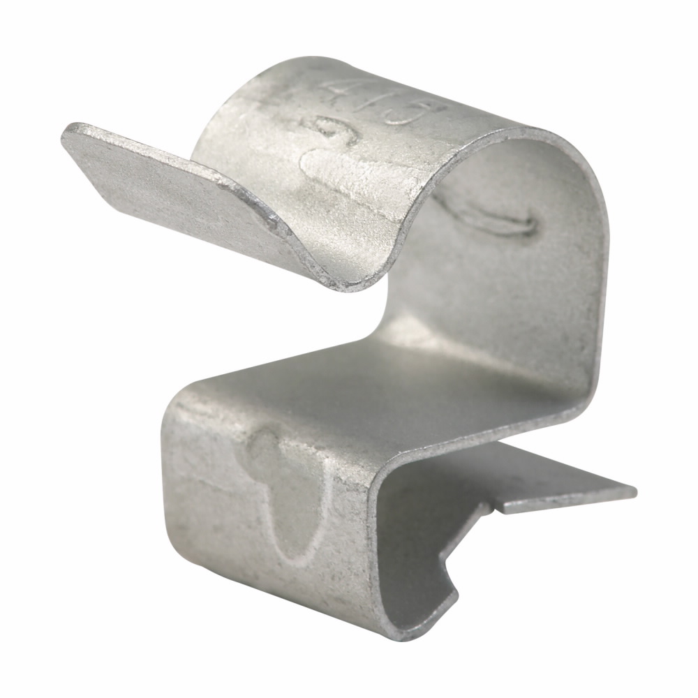 B-Line BXL-1214 Flexible Conduit/Cable Fastener, For Use With 5/16 to 1/2 in THK Flange, 0.444 to 0.56 in Dia Cable, 10/3 Romex Cable, Steel