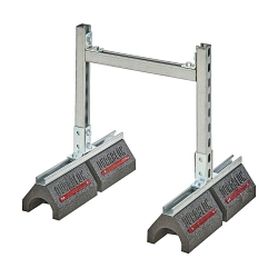 EATON B-LINE SERIES B-Line DURA-BLOK™ DB2324DS DB-DS Rooftop Support, 20.2 in L x 31-5/8 in W, Rubber