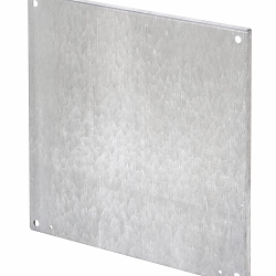 B-Line N3030P Flange Enclosure Panel, 26.87 in W x 26.87 in H, Steel, White