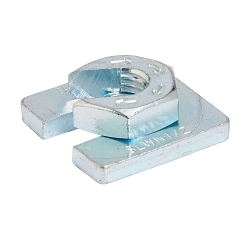 B-Line Buzznut™ SLWN1/4ZN Locknut Washer, 1/4-20 Thread, 240 lb Load Capacity, 6 ft-lb Torque, Steel