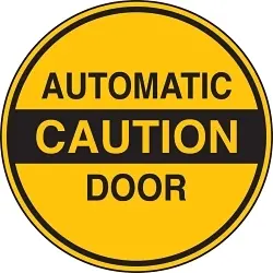 Brady 124304 Laminated Rectangular Door Sign, No Header, 6 in H x 6 in W, Black on Yellow, B-302 Polyester, Adhesive Mount