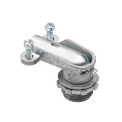 Bridgeport 813-DC2 Conduit Connector, 3-1/2 in Trade, For Use With Flexible Metal Conduit, Die Cast Zinc, As Cast