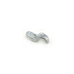 Bridgeport 920 1-Hole Pipe Strap, 1/2 in, For Use With EMT Conduit, Malleable Iron, Electro-Plated Zinc