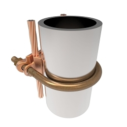 Burndy GD1829 Mechanical Grounding Connector, 2 to 2-3/8 in Rod, 2/0 AWG to 250 kcmil Conductor, Copper Alloy