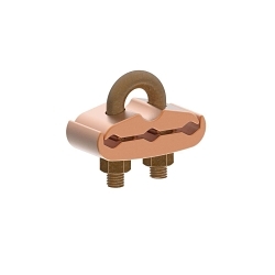Burndy GK6429 GK Series Mechanical Grounding Connector, 5/8 to 3/4 in Rod, 2/0 AWG to 250 kcmil Conductor