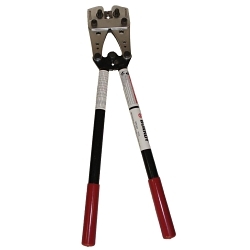 Burndy HYTOOL™ MRC840 9-Position Hand Operated Mechanical Rotating Crimping Tool, 8 to 4/0 AWG Cable/Wire, 9000 lb Shearing