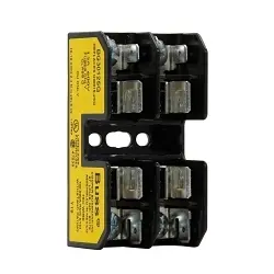 Eaton Bussmann BG3012SQ BG Series Open Fuse Block, 600 V, 0.18 to 15 A, Class: G, 14 to 10 AWG Wire, 2 Poles