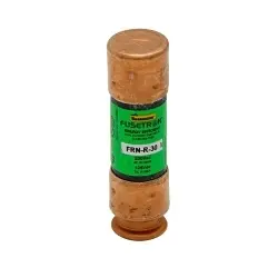 Eaton Bussmann Fusetron™ FRN-R-3/10 Current Limiting Time Delay Fuse, 3/10 A, 250 V AC/125 V DC, 20/200 kA Interrupt, RK5 Class, Cylindrical Body