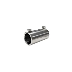 Calbrite S22000CCSS Male Coupling, 2 in, Stainless Steel, Polished