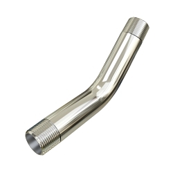 Calbrite S40545EL00 Elbow, 1/2 in Trade, 45 deg, Stainless Steel, Polished