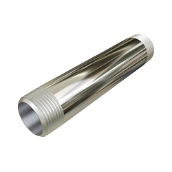 Calbrite S60520CN00 Nipple, 1/2 in, Stainless Steel, Polished