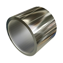 Calbrite S60700CP00 Standard Conduit Coupling, 3/4 in, For Use With Rigid Conduit, 316L Stainless Steel, Polished