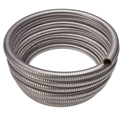 Calbrite S60700CTCC S-TCC Flex Conduit, 3/4 in Trade, 0.840 in Dia Inside x 1.050 in Dia Outside, 25 ft L, Stainless Steel