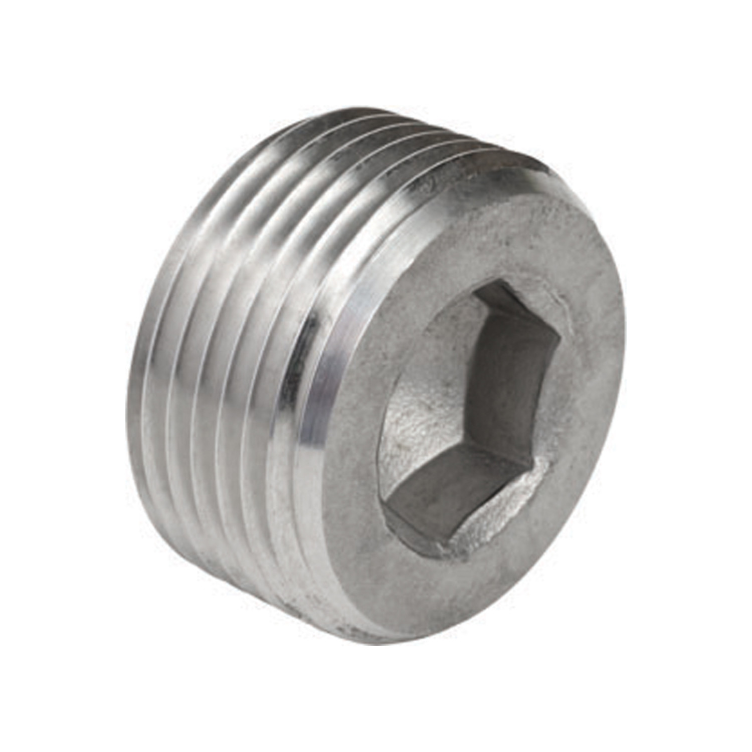 Calbrite Stainless Steel 316 Cntr Sunk Hex Plug  1-1/4"