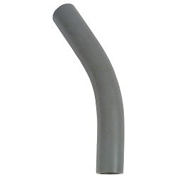 CANTEX 5121001 Plain End Conduit Elbow, 3/4 in Trade, 30 deg, PVC