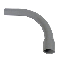 CANTEX 5233825 Bell End SCH 40 Conduit Elbow, 1 in Trade, 90 deg, PVC