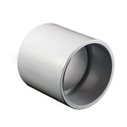 CANTEX 6121638 Molded Conduit Coupling With Center Stop, 4 in, For Use With Type EB and DB Ducts, PVC