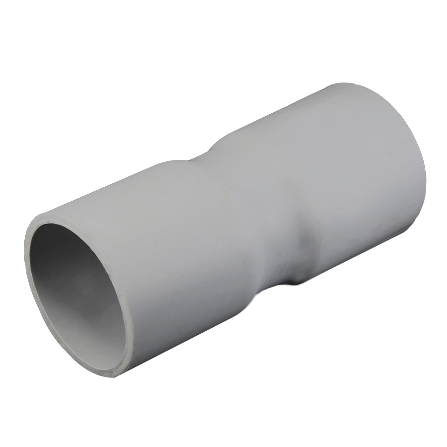 CANTEX 6202015 Fabricated SCH 40 Longline Swedged Coupling With Center Stop, 5 in, For Use With SCH 40, SCH 80, EB and DB Conduit, PVC