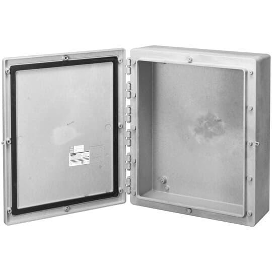 Carlon Circuit Safe® C2016A4 Factory Assembled JIC Enclosure With Opaque Cover, 16 in W x 7-1/2 in D x 20 in H, NEMA 1/3/3S/3X/3SX/4/4X/12/13, Noryl