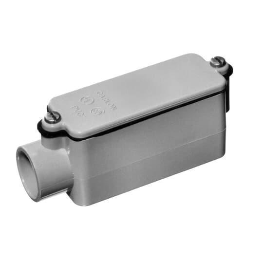Carlon E988H Type E Conduit Body, 1-1/2 in Hub, 32 cu-in, PVC