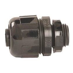 Carlon LT50 Straight Conduit Connector, 1/2 in Trade, Nylon