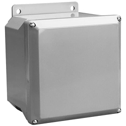 Carlon NS884 Nema Enclosure, 8 in W x 4 in D 8 in H, NEMA 1/2/3/3S/3X/3SX/4/4X/12 NEMA Rating, Polycarbonate