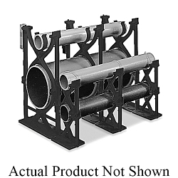 ABB S289NHN Horizontal/Vertical Interlocking Duct Intermediate Spacer, 4 x 1-1/2 in, For Use With Carlon® Snap-Loc® Non-Metallic Duct, Styrene, Natural