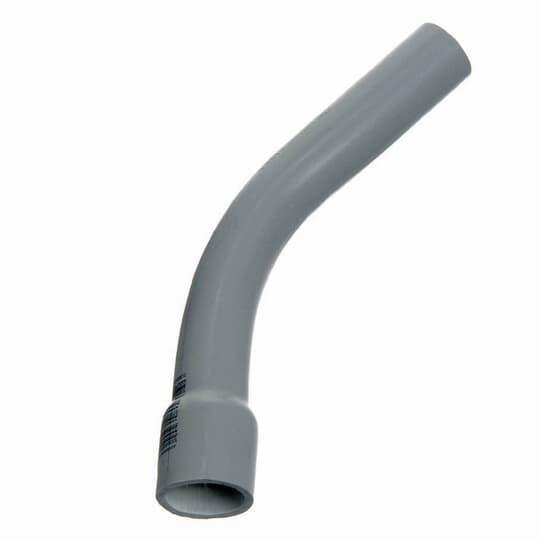 Carlon UA7FJB SCH 40 Bell End Special Radius Conduit Elbow, 2 in Trade, 45 deg, PVC
