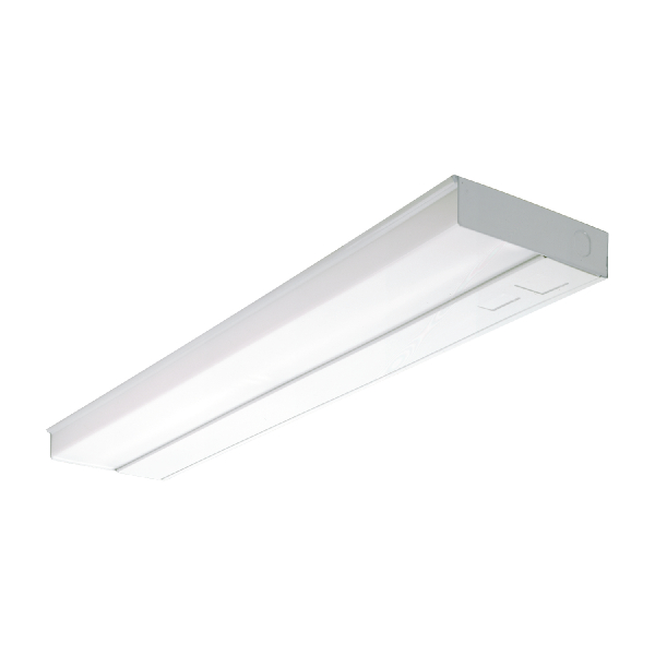 Metalux UC18T8115 UC Series Commercial Under Lamp, (1) Lamp, 15 W Fixture, 120 V AC, White Housing