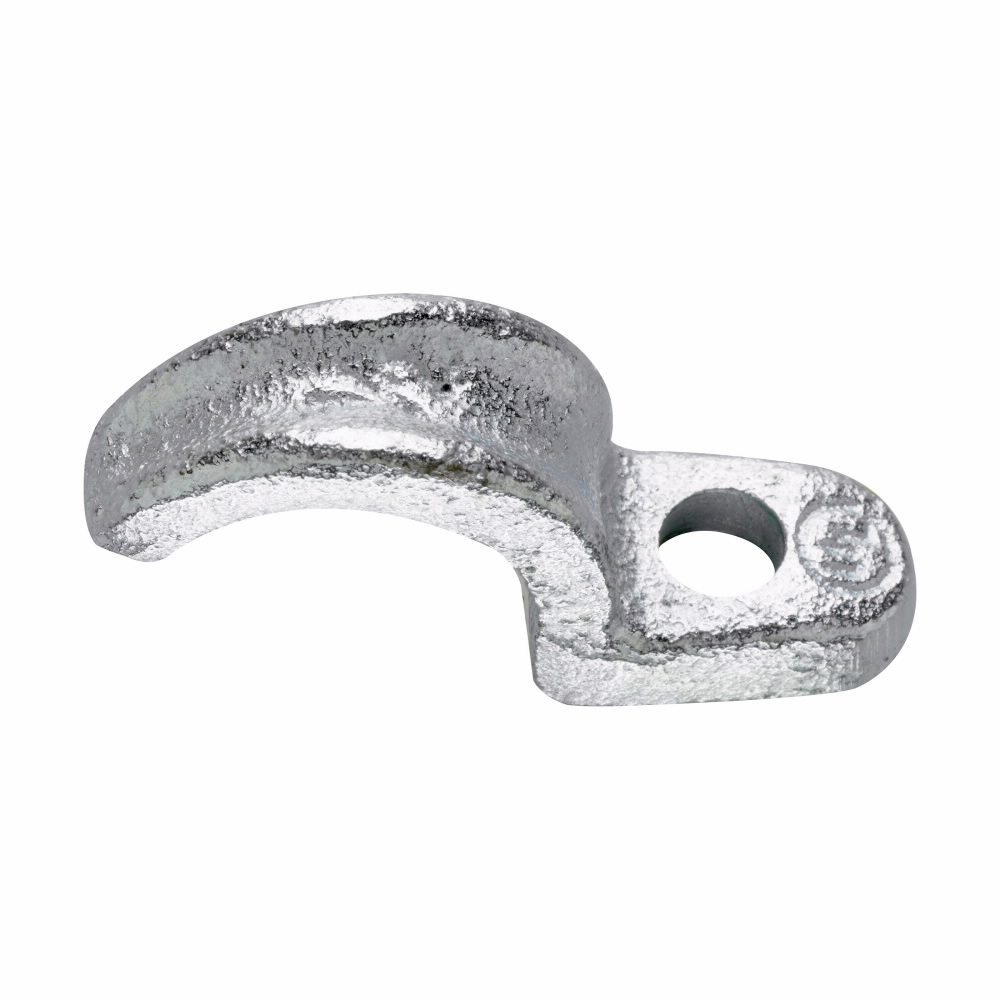 Eaton Crouse-Hinds series EATON Crouse-Hinds 514 1-Hole Conduit Clamp, 1-1/2 in Conduit, Malleable Iron