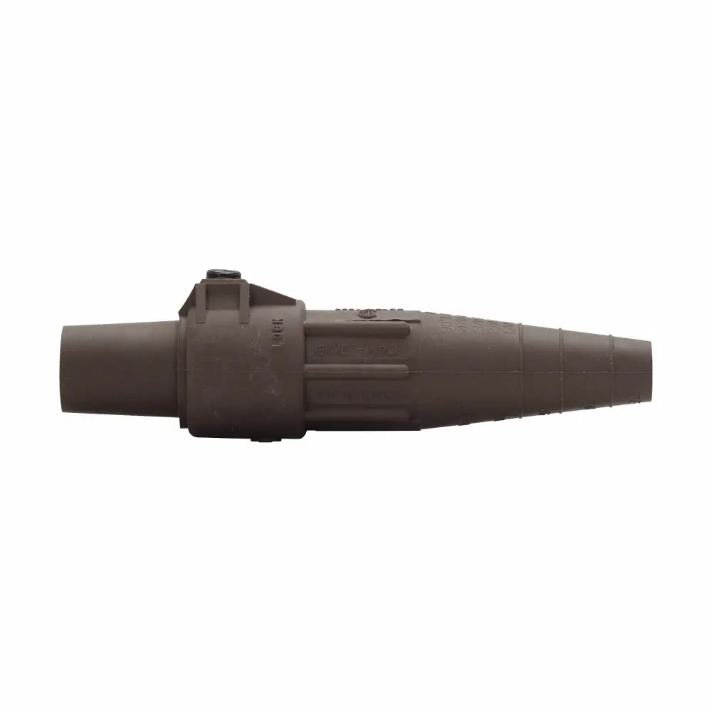 EATON Crouse-Hinds Cam-Lok™ E-Z200075-60 Insulator, For Use With Cam-Lok™ J Series E-Z1016 4/0 to 2/0 AWG 2/0 to 1/0 AWG 4/0 to 3/0 AWG 600 V AC/DC 400 A 300 A 1-Pole Crimp/Double Set Screw Non-Vulcanized Female Plug, -40 to 105 deg C, Santoprene™ TPE