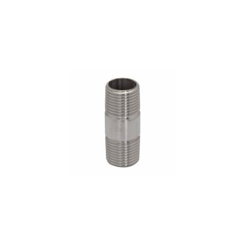 Crouse-Hinds NPL150250 316SS Commercial Conduit Nipple, 1-1/2 in, For Use With Rigid Conduits, 316 Stainless Steel, Bright