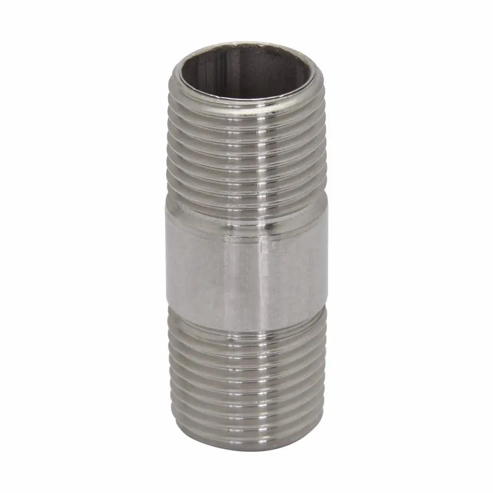 EATON Crouse-Hinds NPL200200 316SS Conduit Nipple, 2 in, For Use With Rigid Conduits, 316 Stainless Steel, Bright Polished