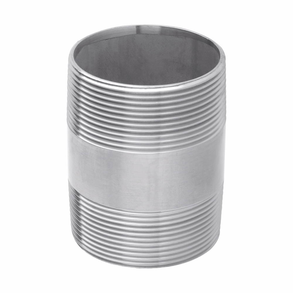 Eaton Crouse-Hinds series Crouse-Hinds NPL75400 MNPT Conduit Nipple, 3/4 in, For Use With IMC/Rigid Conduit, Steel, Hot Dipped Galvanized