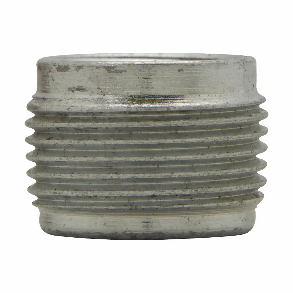 EATON Crouse-Hinds RE64 Threaded Throat Reducer, 2 x 1-1/4 in, For Use With Rigid/IMC Conduit, Feraloy® Iron Alloy, Aluminum Acrylic Painted/Electro-Galvanized