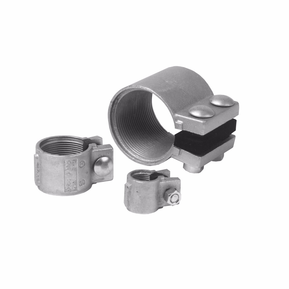 Eaton Crouse-Hinds series EATON Crouse-Hinds TCC8 Split Conduit Coupling, 3 in, For Use With Rigid/IMC Conduit, Ductile Iron