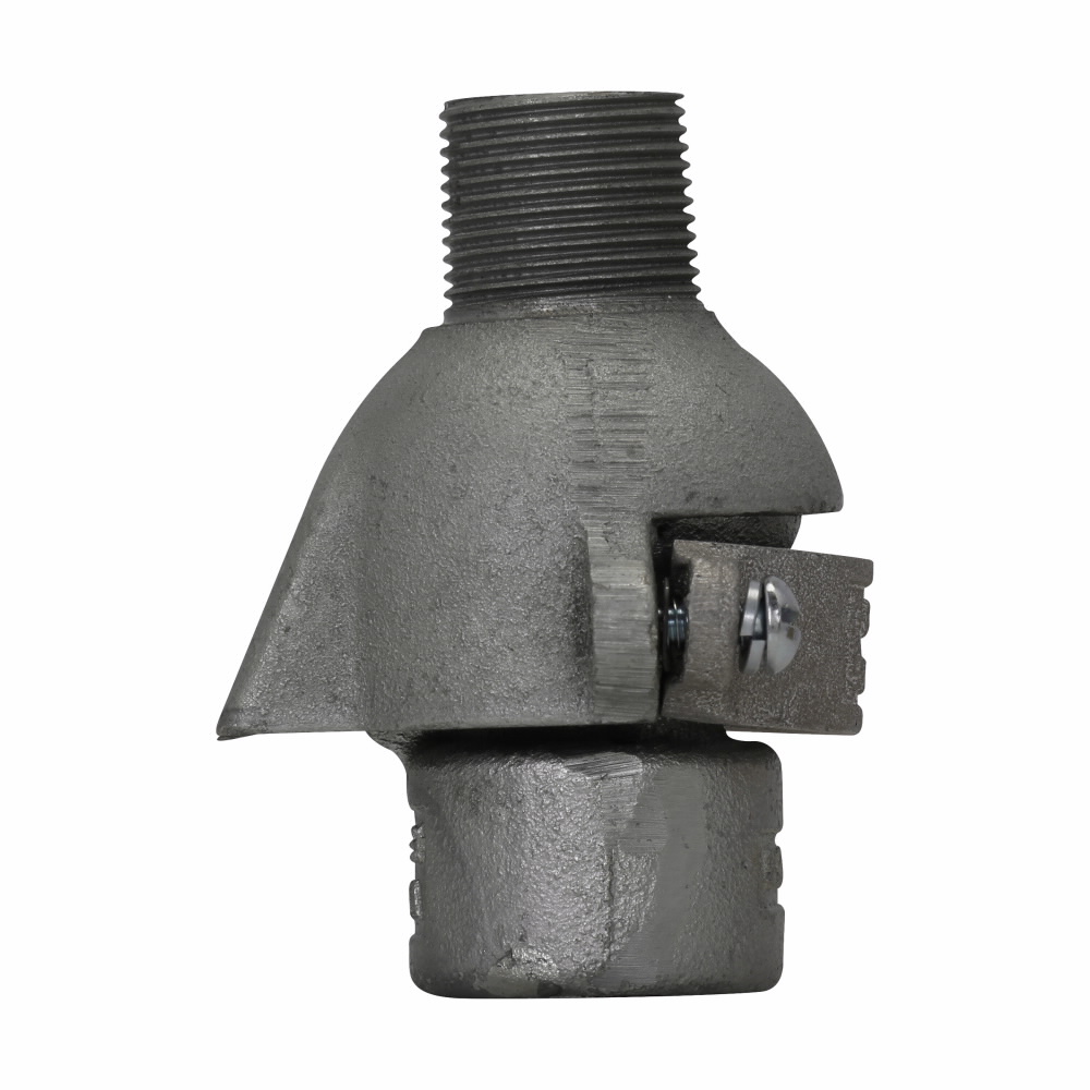 EATON Crouse-Hinds ARKTITE® UNJ1 Pendant Mount Flexible Ball Hanger, 1/2 in, For Use With Incandescent, HID and Fluorescent Luminaries, Feraloy® Iron Alloy/Malleable Iron, Natural