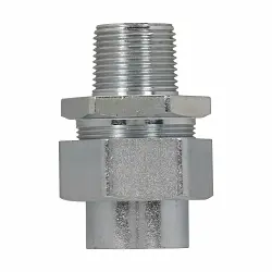 EATON Crouse-Hinds UNY706 Conduit Union, 2-1/2 in MNPT, Feraloy® Iron Alloy