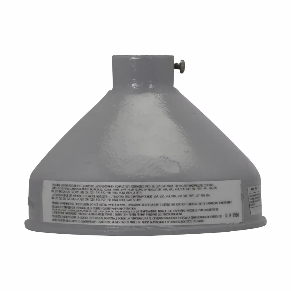 Eaton Crouse-Hinds VDA32 Pendant Body, For Use With Vaporgard™ VDA32GP 200 W PS25/A23 Incandescent Luminaires, 1 in Hub Size, NEMA 3/3R Enclosure, Copper-Free Aluminum
