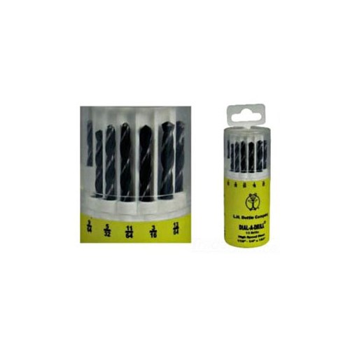 Dottie M229 Drill Kit, 1/16 in Min Drill Bit, 1/2 in Max Drill Bit, 29 Pieces, HSS, Oxide Treated
