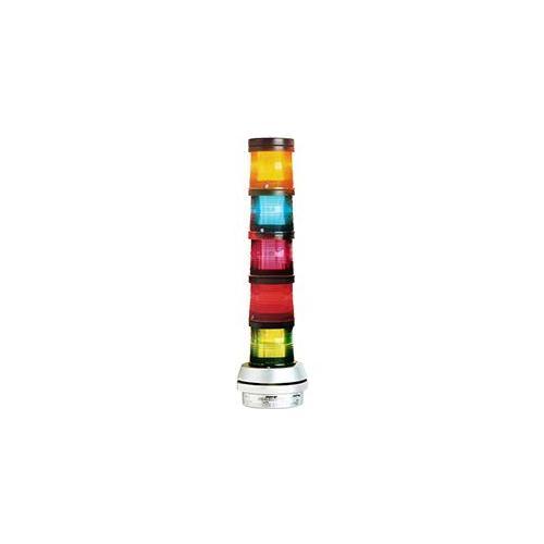 Edwards Signaling StackLight™ 101XBRMB24D Multi-Mode Stack Light Module, 24 V DC, LED Lamp, 6 in Dia, Surface Mounting, Blue, Specifications Met: cUL Listed, UL 1638