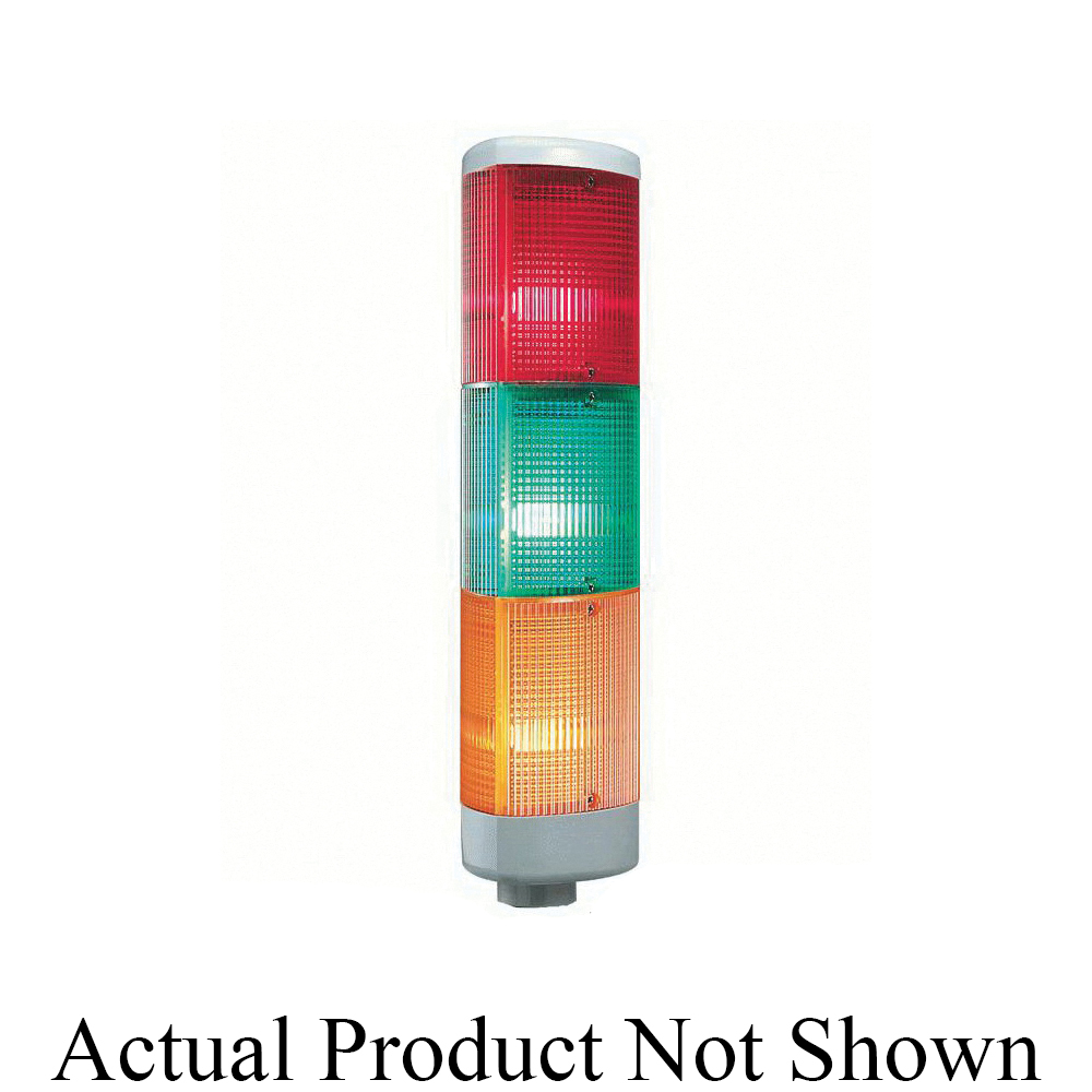 Edwards Signaling 102LS-FLEDW-G1 Stack Light Module, 24 V DC, LED Lamp, 3 in Dia, Surface Mount, White