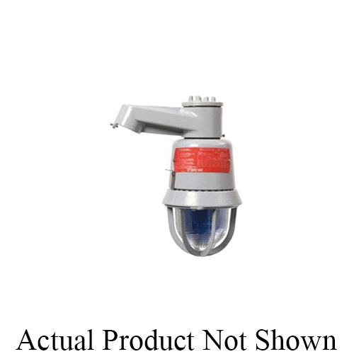Edwards Signaling AdaptaBeacon® 116EXMSTR-N5 116EXMST Explosionproof Strobe Beacon, 120 V AC, Xenon Lamp, 7-1/4 in Dia, Stanchion Mount, Red Lens