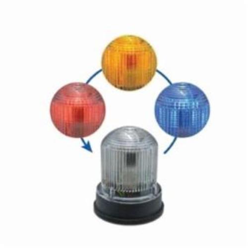 Edwards Signaling Chameleon™ Superbright™ XTRA-BRITE™ 125XBRIRBA24D 125XBRi Multi-Status Indicator Light, 24 V DC, LED Lamp, Panel Mount, Amber/Blue/Red, UL 1638, cUL Listed
