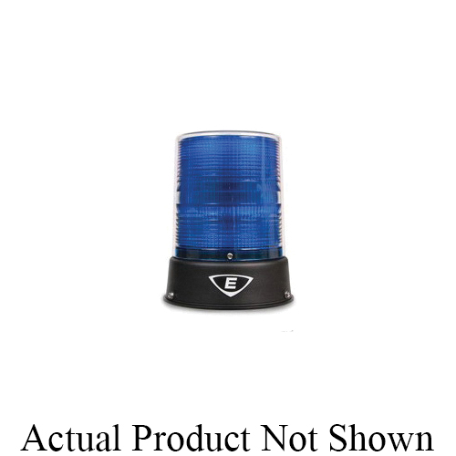 Edwards Signaling Polaris™ 57PLEDMB120A Rotating Multi-Mode Beacon, 120 V AC, LED Lamp, Surface Mount, Blue